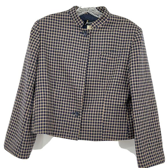 Vintage Jacqueline Blazer 100% Worsted Wool Career Business Workwear Sz‎ 14 - Picture 1 of 8